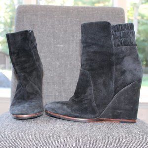 Dolce Vita, Size 8.5, Black Wedge Booties
